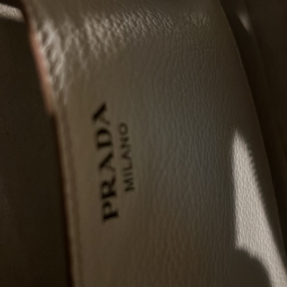 Authentic off-white leather Prada bag. Gently loved! Comes with dust bag. - Picture 10 of 10